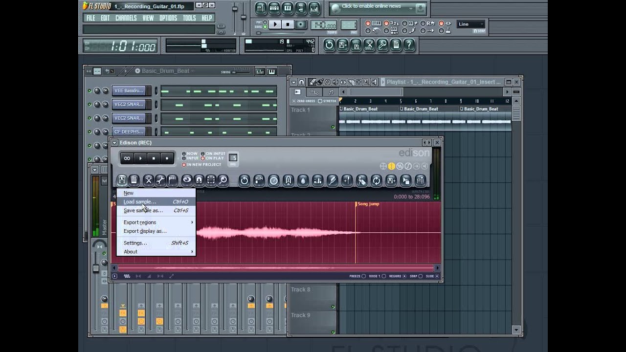 how to record guitar on fl studio